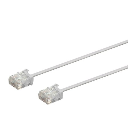 Monoprice Micro SlimRun Cat6 Ethernet Patch Cable - Stranded_ 550MHz_ UTP_ Pure 34263